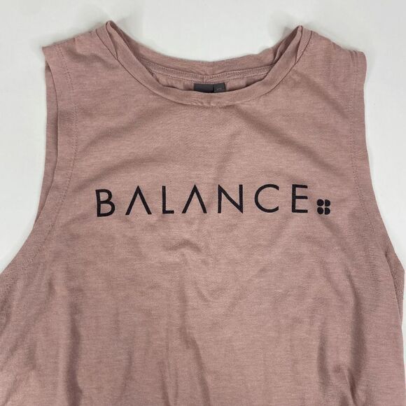 Sweaty Betty Sleeveless Crew Neck Workout Tank Women's Pink Size XS - Picture 5 of 6